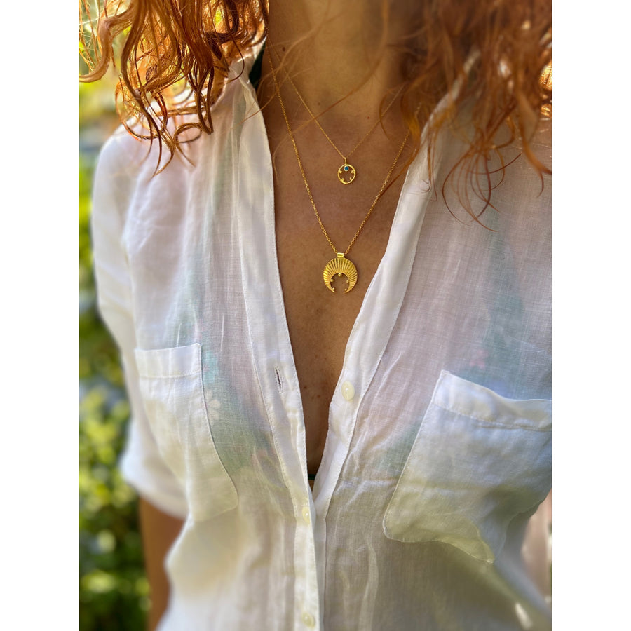 Vitruvian Woman Necklace