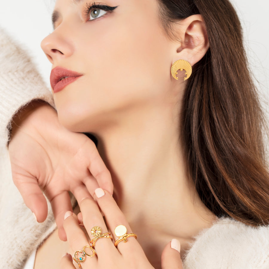 Vitruvian Woman Earrings